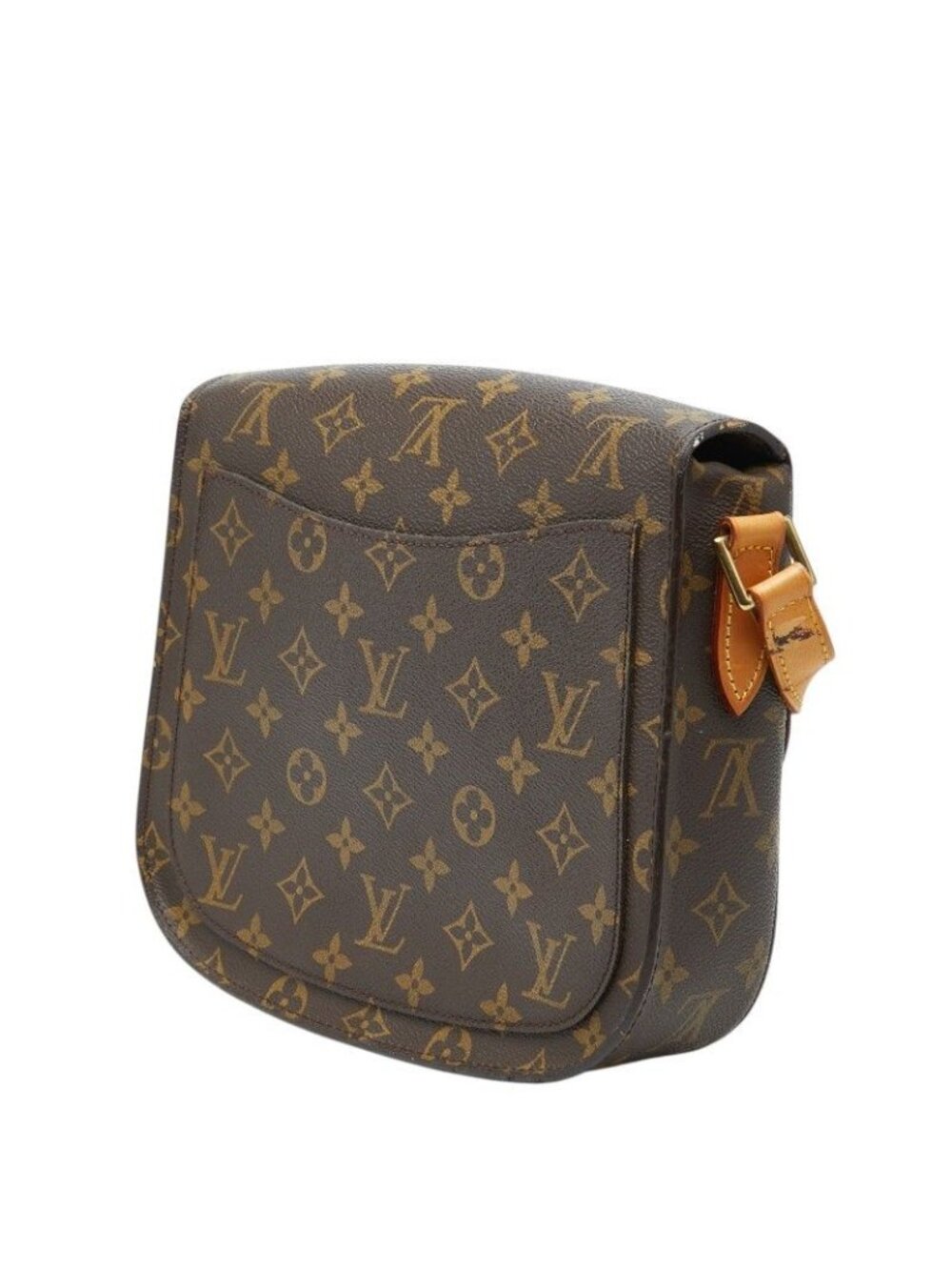 Louis Vuitton Monogram Saint Cloud 24 Crossbody Shoulder Bag Brown Leather - Picture 2 of 9